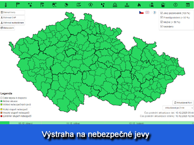 aktuální výstrahy